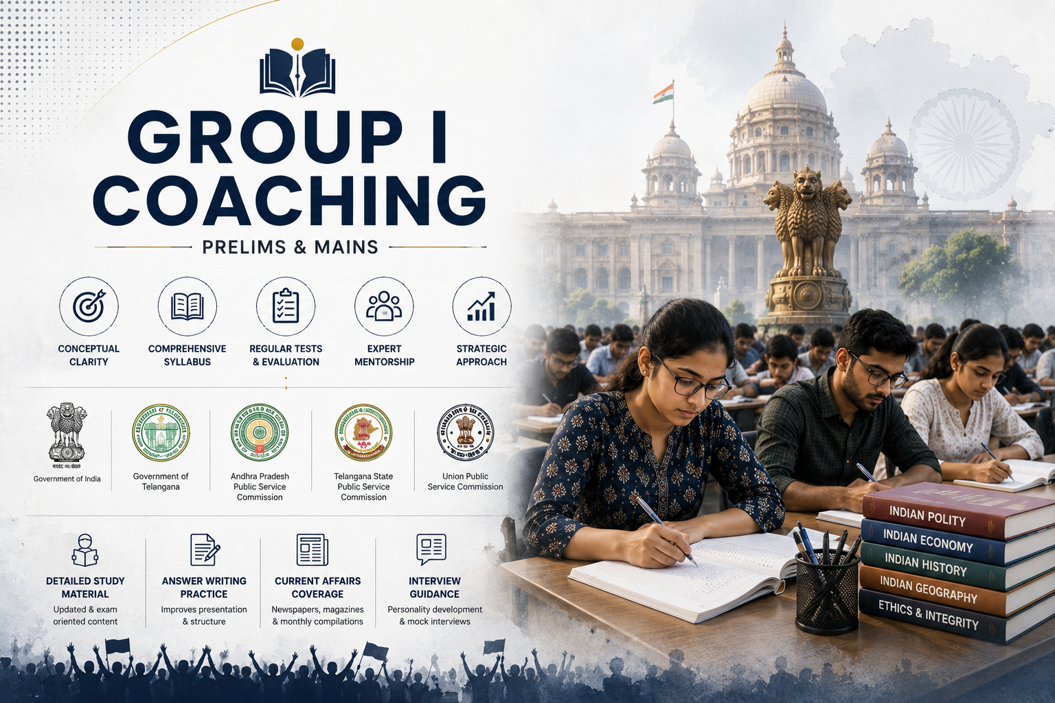 Group I Coaching (Prelims & Mains) 