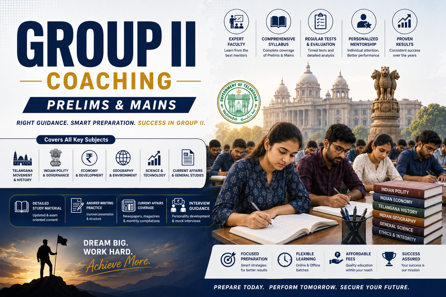 Group II Coaching (Prelims & Mains)