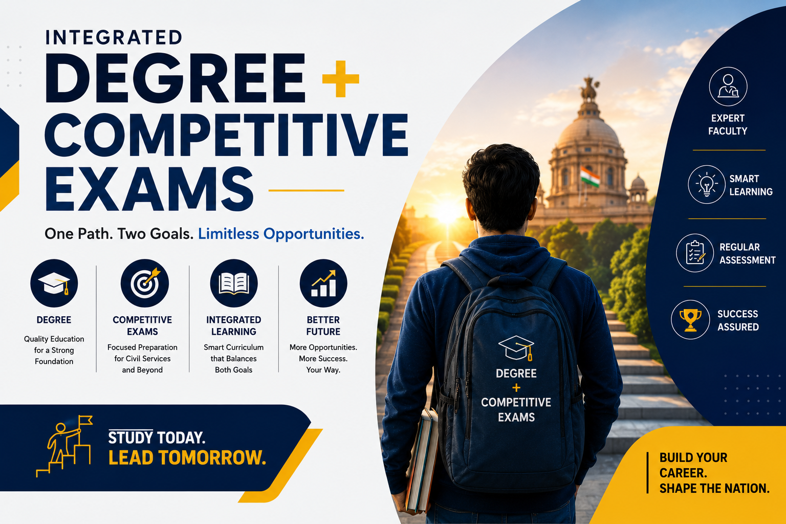 Degree + Competitive Exams